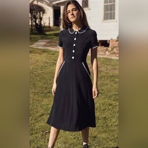 Christy Dawn Sebastian Dress in Noir